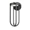Z-Lite Leland Outdoor Wall, 1-Light, 7 In.W x 8.5 In.L x 18 In.H, Sand Black/Sand Blast 5005M-BK-LED - alternate 1